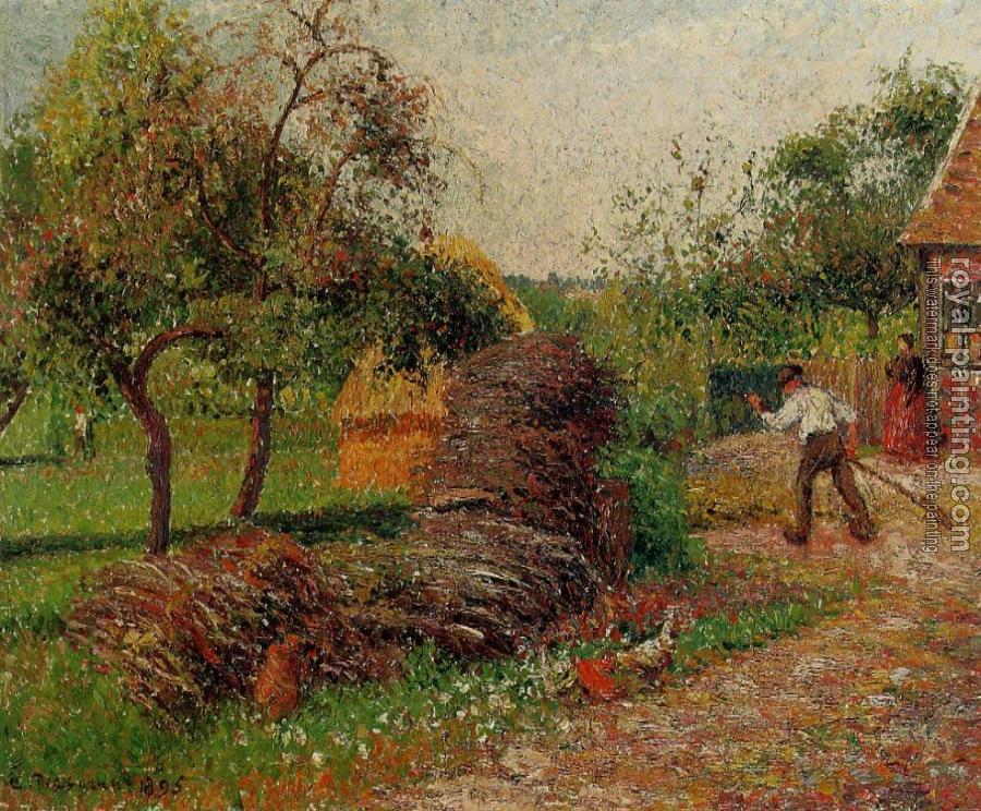 Camille Pissarro : Mother Lucien's Yard